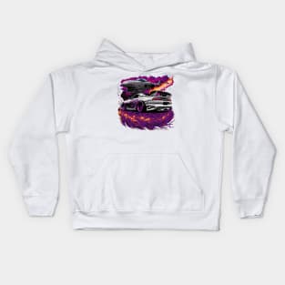 Supra car merch with cool doddle Kids Hoodie